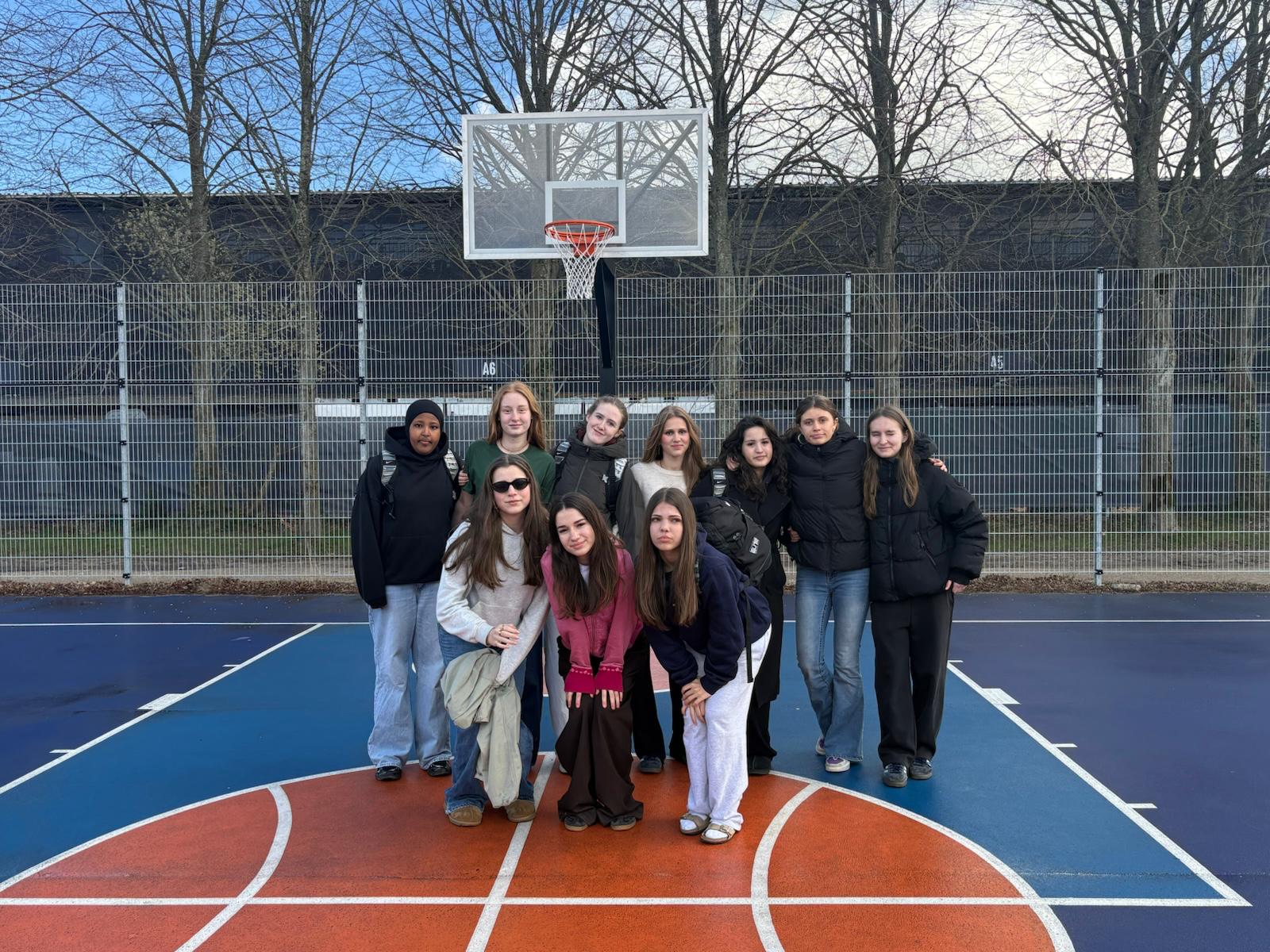 Talata and Stevnsgade girls squad at Aarhus Basketball Festival 2026