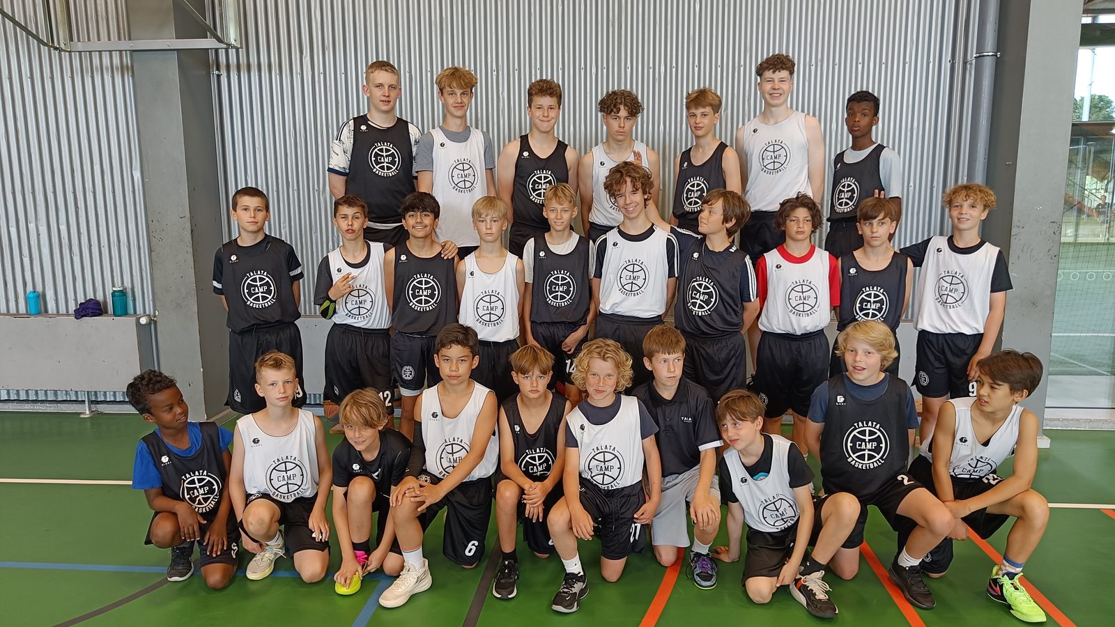 Talata Basketball camp group photo, summer 2026