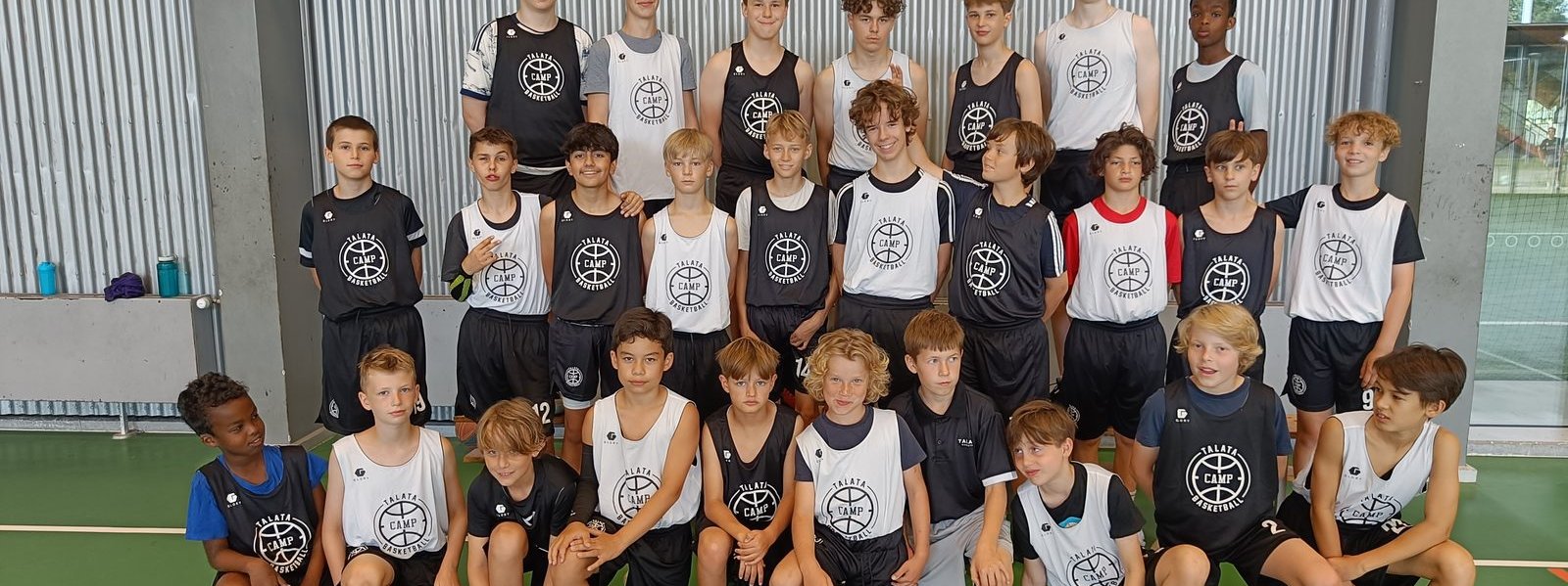 Talata Basketball camp group photo, summer 2026