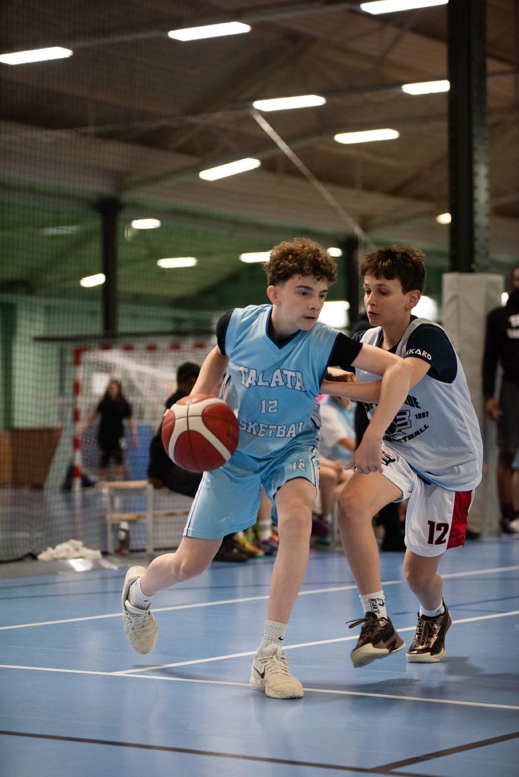 Talata player in a one-on-one duel