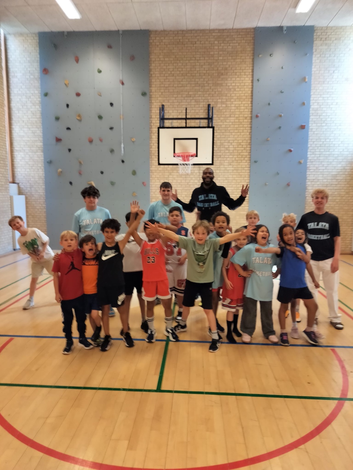 Talata Mini kids full of energy after training